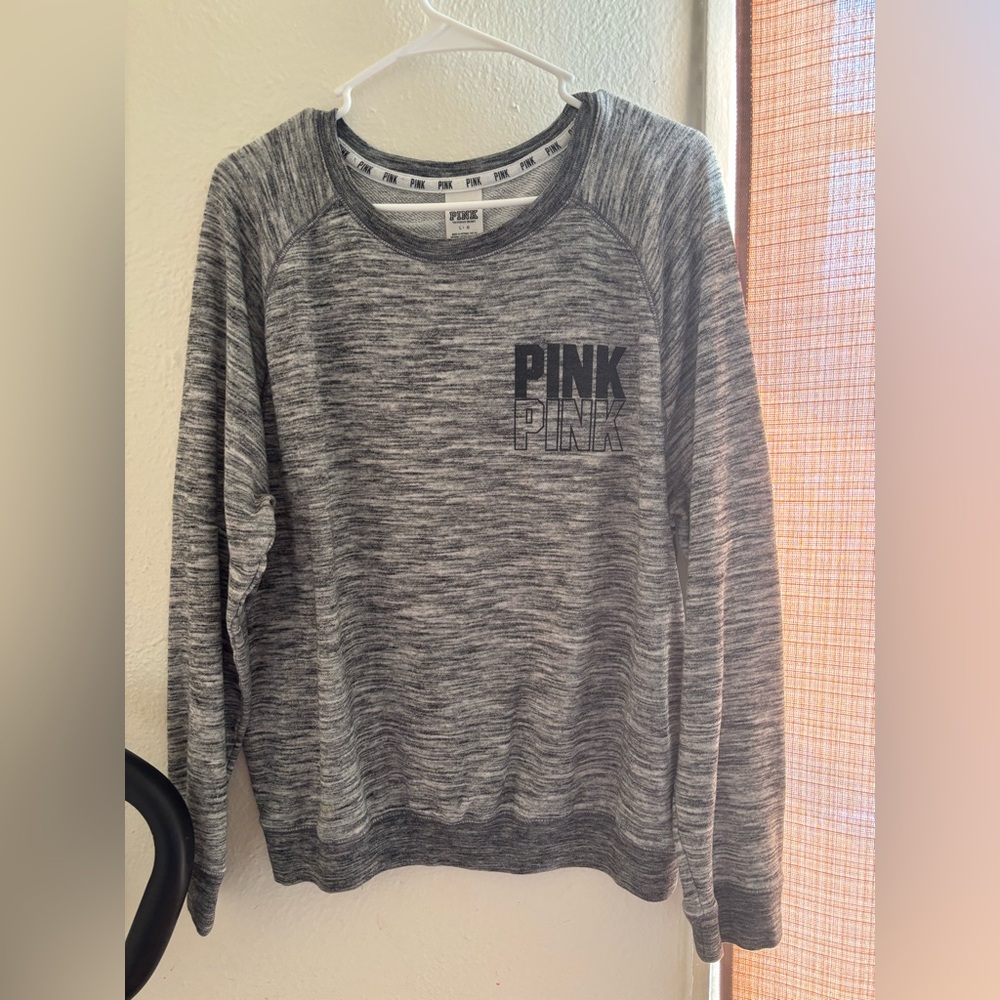 Victoria's Secret PINK Heathered Gray Sweatshirt